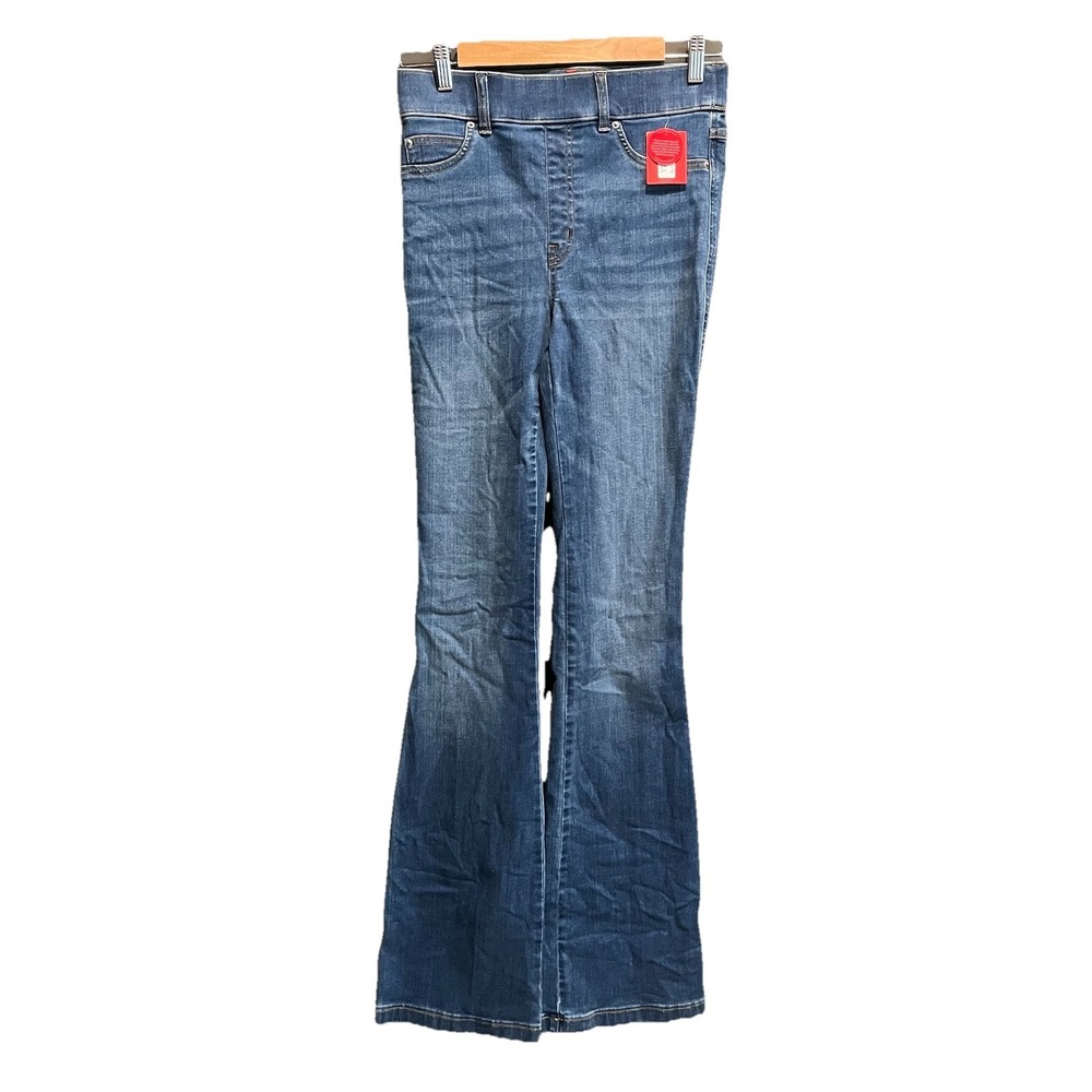Spanx Vintage Indigo Flare Women's Pull On Jeans Size Small Tall